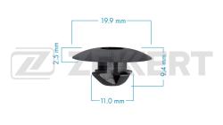 Клипса крепёжная VAG (миним. кол-во заказа 10 шт) be-3583