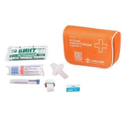 AIRLINE AM-07 Аптечка первой помощи в дорогу, текстильный футляр