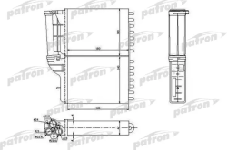 PRS2006 Радиатор отопителя