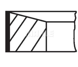Кольца поршневые FORD 1.8D d82.5 2.5-2-3 014 93 N0