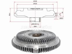 Вискомуфта MERCEDES ML-CLASS W163 98-05