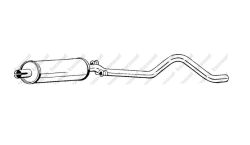 Резонатор OPEL KADETT E 85-91 281-023