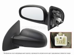 Зеркало Chevrolet Aveo 02-09 (Слева/ Регулировка/ 3 контакта/ 3/5D HBK/4D SED)