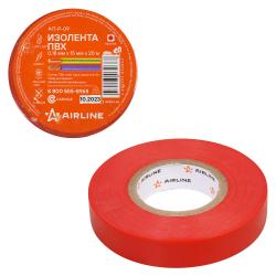 Изолента ПВХ, красная, 15 мм*20 м (AIT-P-09)