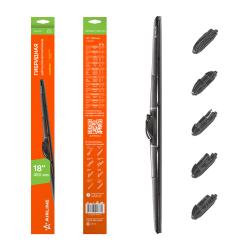 Щетка стеклоочистителя гибрид 450мм (18") 3 адаптера (AWB-H-450)