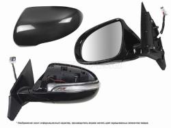 Зеркало Kia Sorento 14-18 (Слева/ Обогрев/ Регулировка/ Повторитель поворота/ Складывание/ 8 контакт