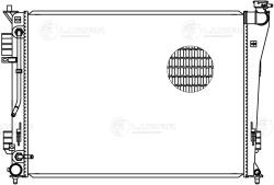 LUZAR LRc 0814 Радиатор охлаждения для а/м Hyundai i40 (11-) 2.0i AT