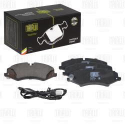 Колодки торм. для а/м Land Rover Discovery 4 (09-) диск. перед. (в компл. с датчиком) (PF 4254)