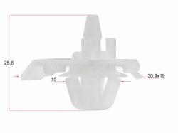 Клипса молдинга MERCEDES (1 шт.)