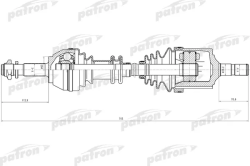 PDS0082 Полуось