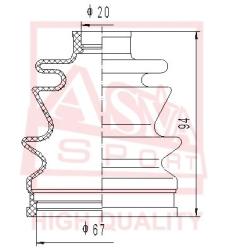 Шрус наружный 24x49x23 SUZUKI SUZUKI : ALTO KEI WAGON R 2001- sz-24