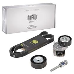 TRIALLI GD 737 Ремкомплект привода для автомобилей VW Polo Sedan (RUS) (10-) 1.4i/1.6i AC (ремень 6PK1733 + натяжитель + опорный ролик)