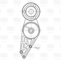 Ролик привод. ремня для а/м VW Passat B5 (96-) 1.6i/1.8T/2.0i (с натяж. мех.) (CM 5422)