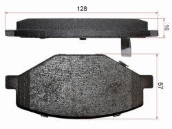 Колодки тормозные (Спереди) Geely Coolray 18- / Belgee X50 23-