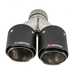 Карбоновая насадка Akrapovic Style 90x2 мм MT214L