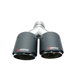 Карбоновая насадка Akrapovic Style 100x2 мм MT217R