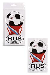 Знак "RUS-КУБОК", ЧМ 18, наружный, самоклеящийся (150*80 мм), в уп. 1шт. AZN-CW-01
