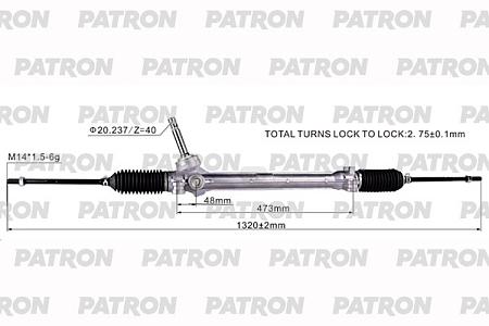 PSG3147 Рейка рулевая
