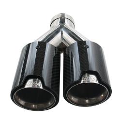 Карбоновая насадка BMW M-style 90x2 мм mt337r