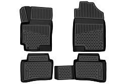 Коврики 3D в салон KIA RIO 06/2017- Сед.Хб/X-Line 4 шт. (полиуретан) ELEMENT3D2563210