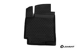 Коврик в салон HYUNDAI Solaris 2010-2017 передний левый 1 шт. (полиуретан) ELEMENT2039210KFL