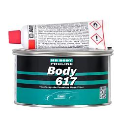 BODY 617 Шпатлевка Proline NANO FIBER POLYESTER Filler (0,5кг) 6170600000