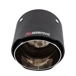 Карбоновая насадка Akrapovic Style 100мм MT134