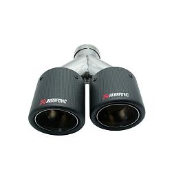 Карбоновая насадка Akrapovic Style 100x2 мм MT216R
