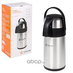 Термос с помпой 3,0 л., нержавеющая сталь (304), металлик () IT-16