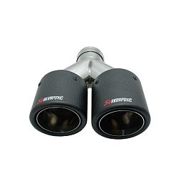 Карбоновая насадка Akrapovic Style 90x2 мм MT213L