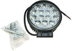 Фара светодиодная круглая, рассеив. свет, 14 диодов,42W,(115х55х142)12/24V AE42R-14LED-55PC