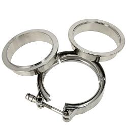 Хомут V-Band с фланцами 76мм серия Custom 304 vb76k