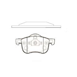 GK1220 Колодки тормозные VOLVO S60/S70/S80/V70/XC70 00- передние