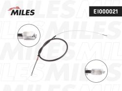 EI000021 Трос ручного тормоза SKODA OCTAVIA 96- 1620мм