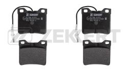 Колодки торм. диск. задн. с датчиком MB V-Class (638/2) 96- Vito (638) 96- bs-2890