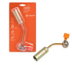 Горелка газовая на резьбовой баллон, ручной поджиг, 20*6,5*3 см (AGT-S-02)