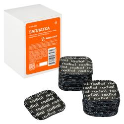 Заплата (латка) универсальная для шин и камер, квадратная, 54*54 мм, 30 шт. (ATRP008)