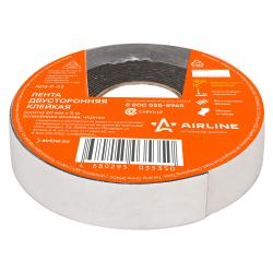 Лента двусторонняя клейкая (скотч), 20мм*5м, EVA вспененная основа, черная (ADS-F-03)