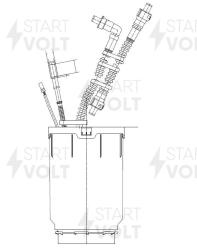 STARTVOLT SFM 1303 Модуль топливного насоса для автомобилей VAG Touareg (06-) 3.6FSI правый