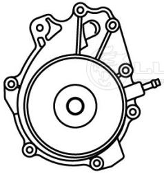 Насос водяной для а/м Mercedes-Benz GLC (15-) (X253) 2.1D [OM651.921] (без шторки) (LWP 1565)