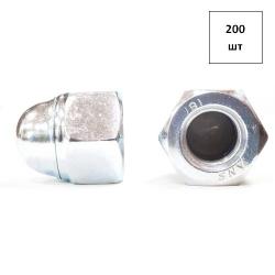 Гайка колпачковая самоконтр. М 12 DIN 986 оц. 200шт FORTLUFT sts033097