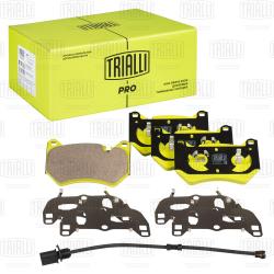 Колодки торм. для а/м Audi Q5 (16-) диск. перед. (с порш. зажимом) (с датч) (керам) (PF 1006CR) PRO