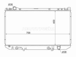 Радиатор Lexus LS 89-94 / Toyota Celsior 89-94
