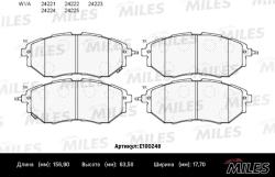 E100248 Колодки тормозные SUBARU LEGACY/OUTBACK/TRIBECA 2.0-3.6 03- перед. SemiMetallic