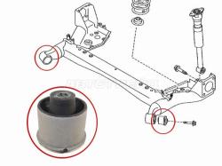 Сайлентблок балки Mazda Demio 07-14 / 2 07-15