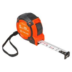 Рулетка в прорезиненном корпусе 5мх19мм (ATBQ024)