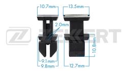 Клипса крепёжная Mercedes-Benz (миним. кол-во заказа 10 шт) be-2077