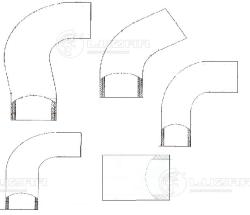 LUZAR LPK 0306s Патрубки охлаждения для автомобилей ГАЗ 3302 ГАЗель (406) (силикон, кмпл., 5шт.)