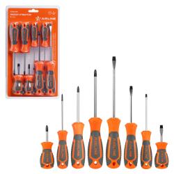 Набор отвёрток 8 пр. (SL3-SL6, PH0-PH2), блистер (ATAU038)