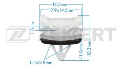 Клипса крепёжная Mazda (миним. кол-во заказа 10 шт) be-3520